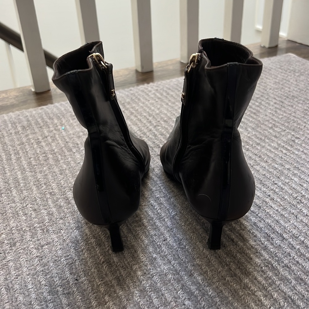 Vintage Chanel Brown Leather Bootie - Picture 5 of 16